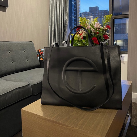 Telfar large black tote (brand new) - Picture 1 of 5